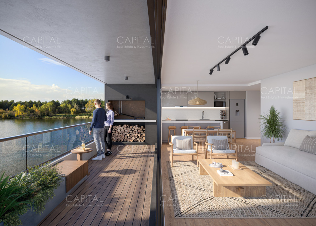 Apartamento ID.40146 - Apartamento dos dormitorios frente al lago en Ciudad de la Costa