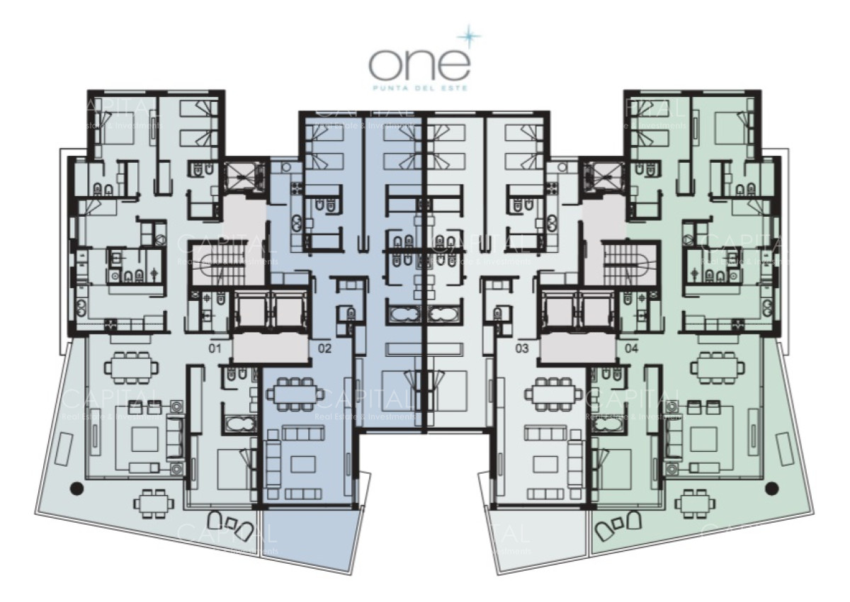 Apartamento ID.30089 - Torre ONE Esquinero En Venta