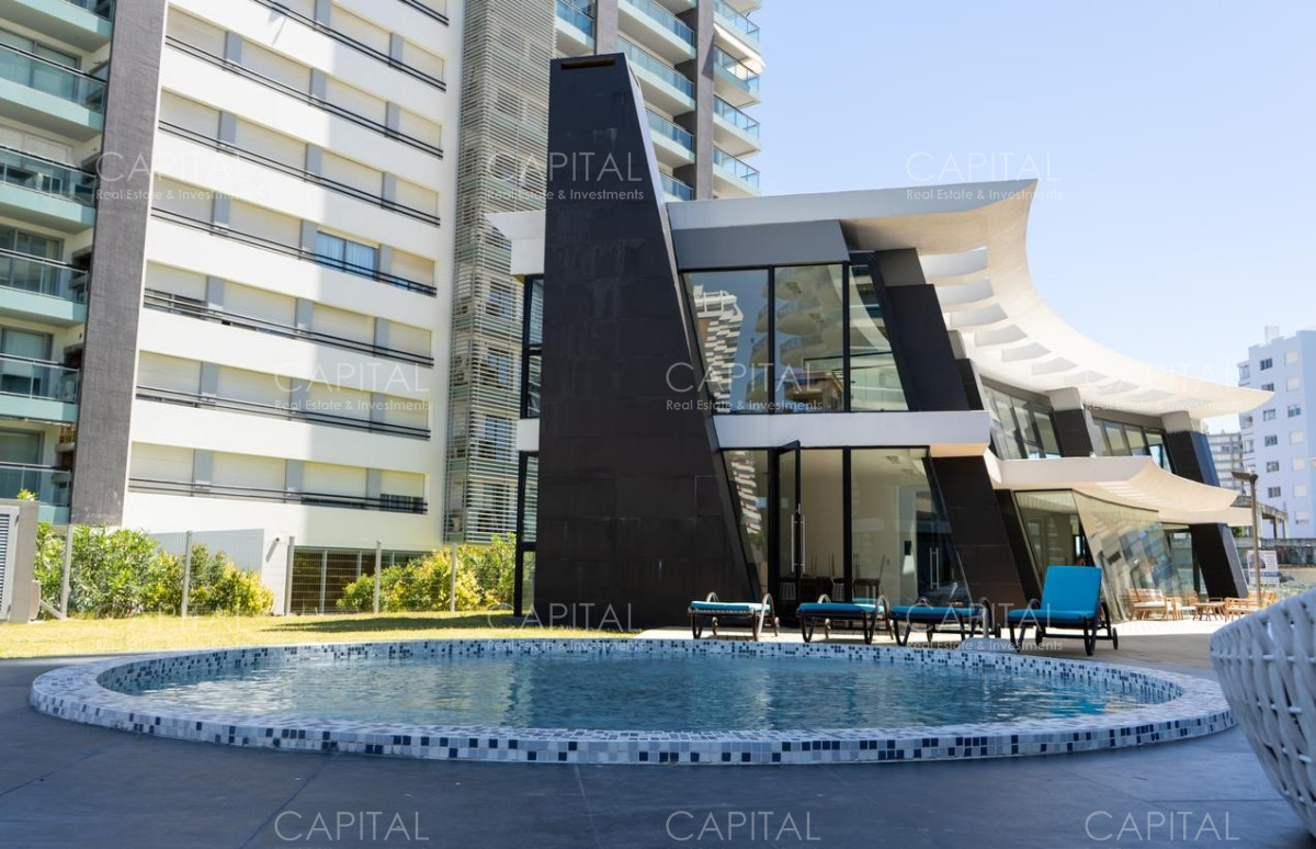 Apartamento ID.36183 - Apartamento en alquiler anual SIN MUEBLES de un dormitorio, ARTOWER, Punta del Este.