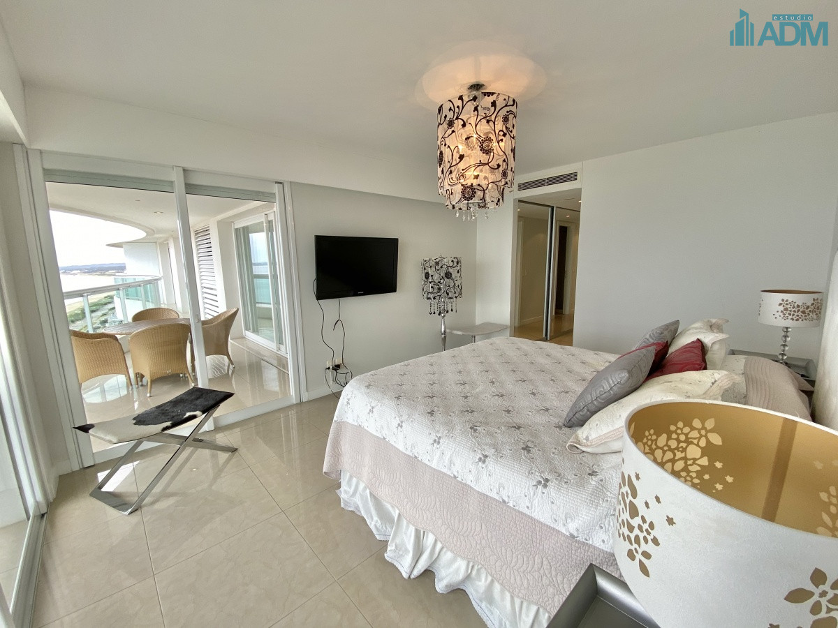 Apartamento ID.1043 - ALQUILER TEMPORARIO DE APARTAMENTO DE 3 SUITES EN AQUARELA PUNTA DEL ESTE MANSA 