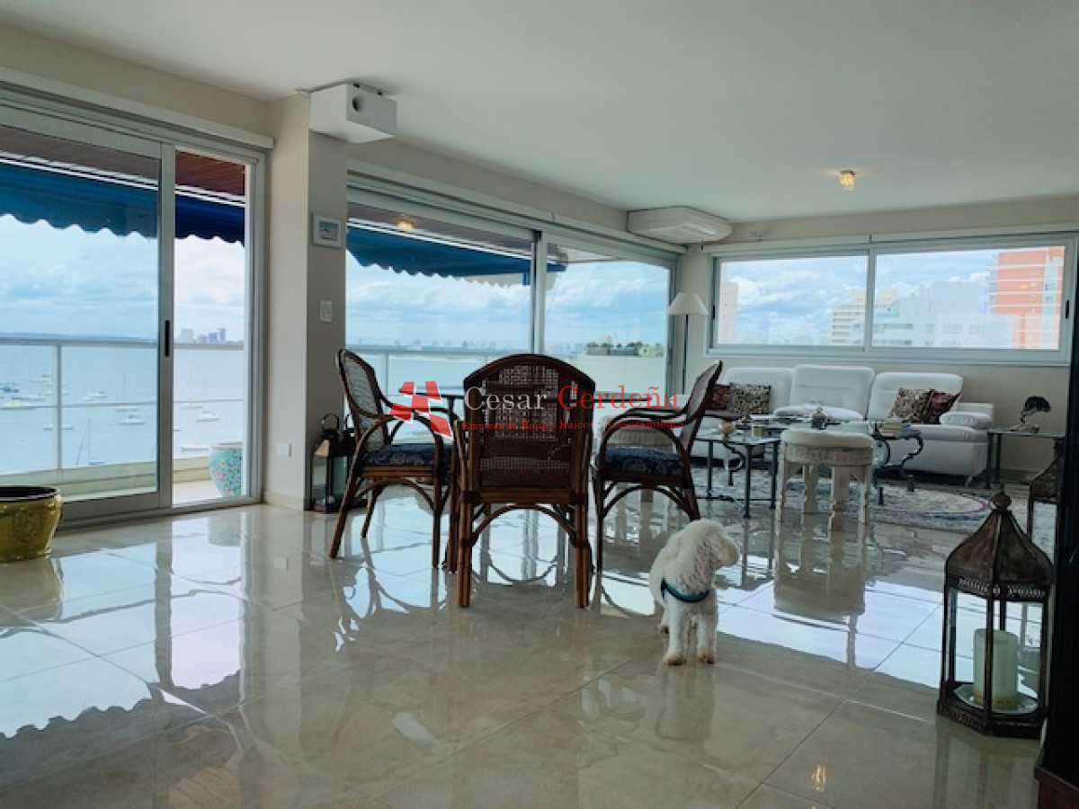 Apartamento ID.117 - VENTA - Exclusivo apartamento en venta - primera linea a los yates y la bahía de Punta del Este