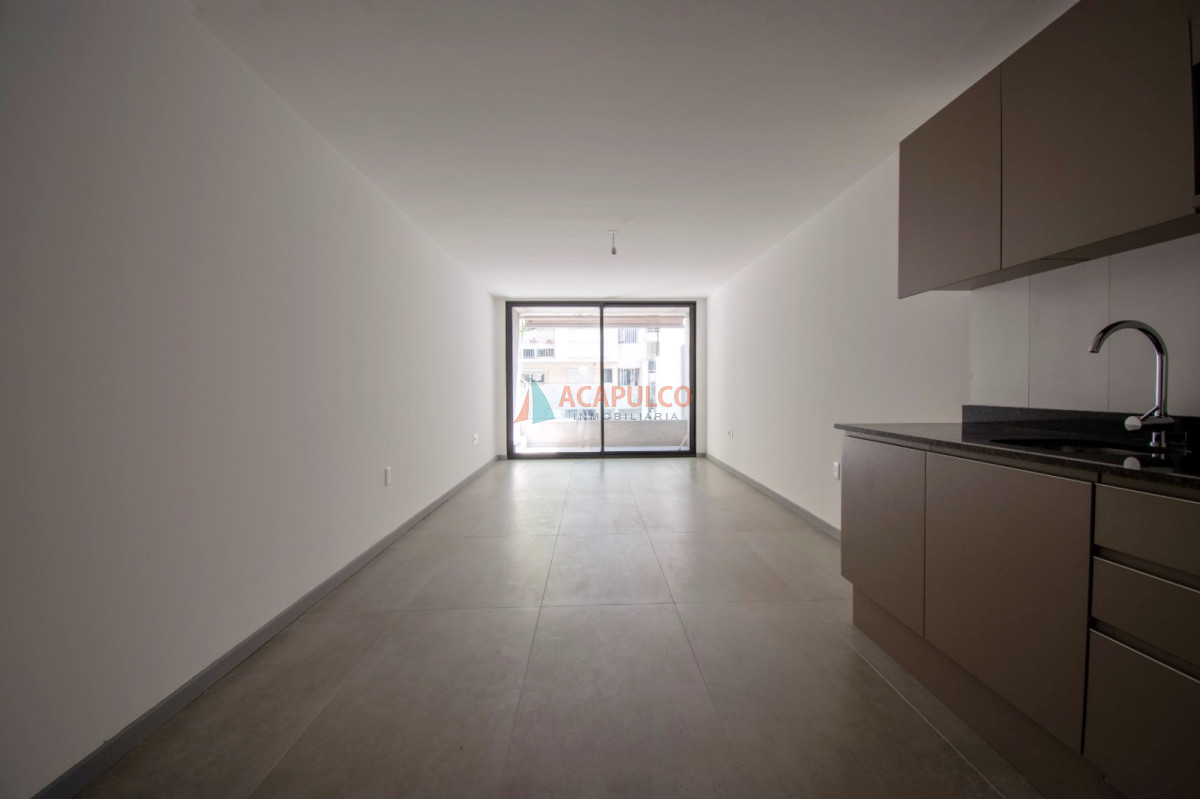 Apartamento Ref.1051 - Venta apartamento 1 dormitorio, parrillero y garaje en Pocitos a ESTRENAR 