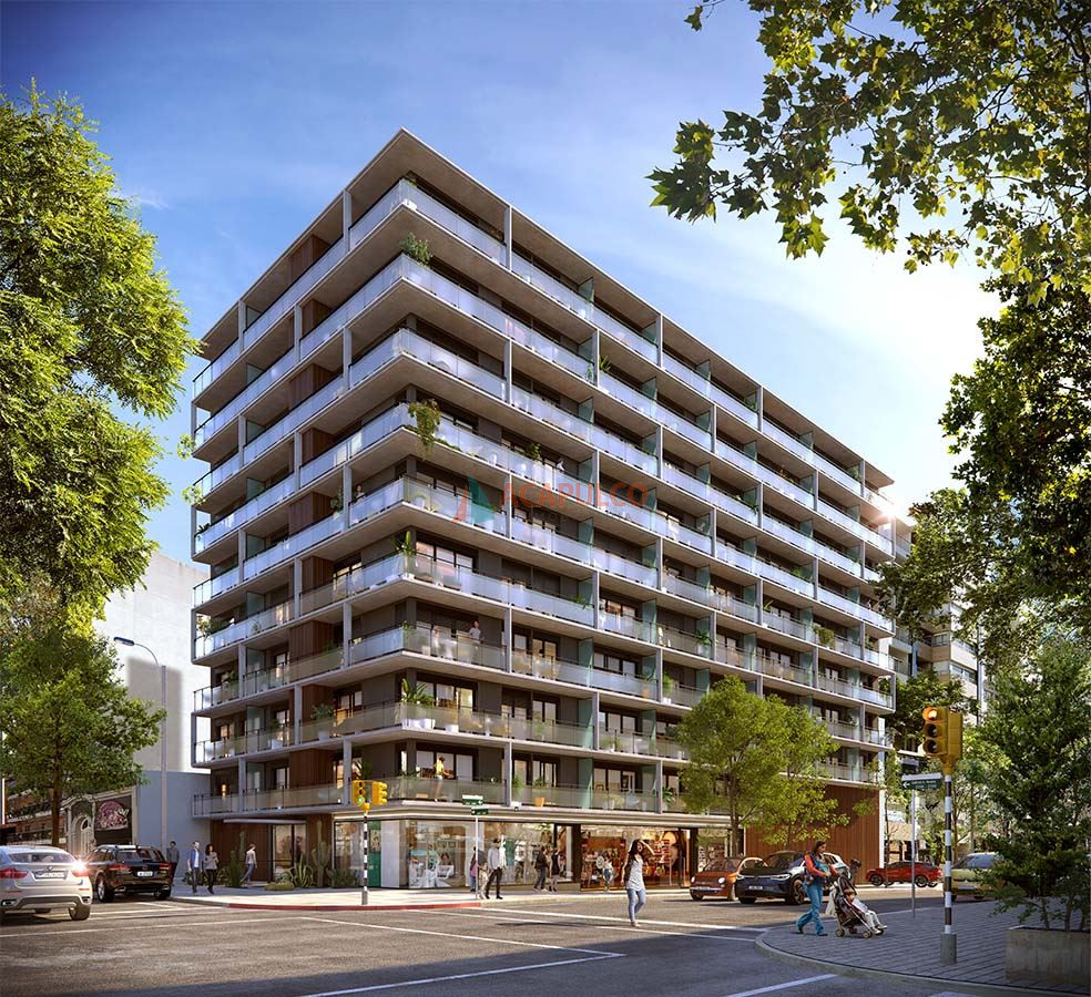 Apartamento Ref.1073 - Venta apartamento 1 dormitorio a estrenar Pocitos