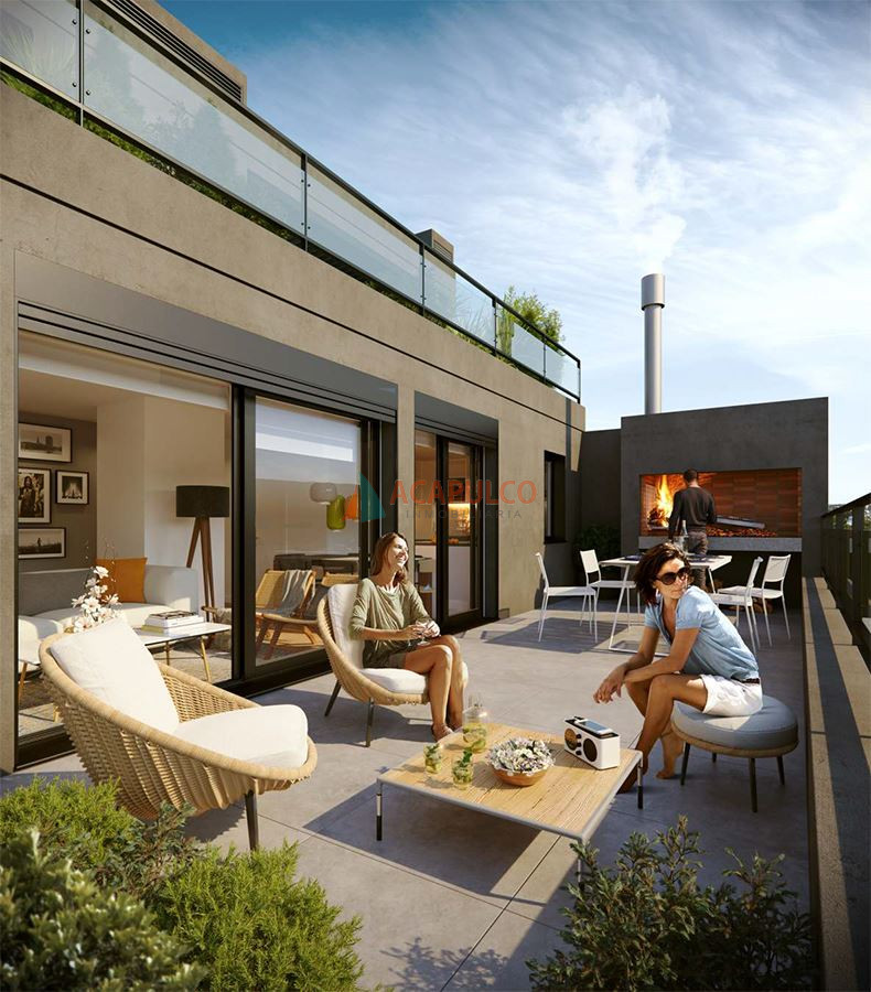 Apartamento Ref.1073 - Venta apartamento 1 dormitorio a estrenar Pocitos