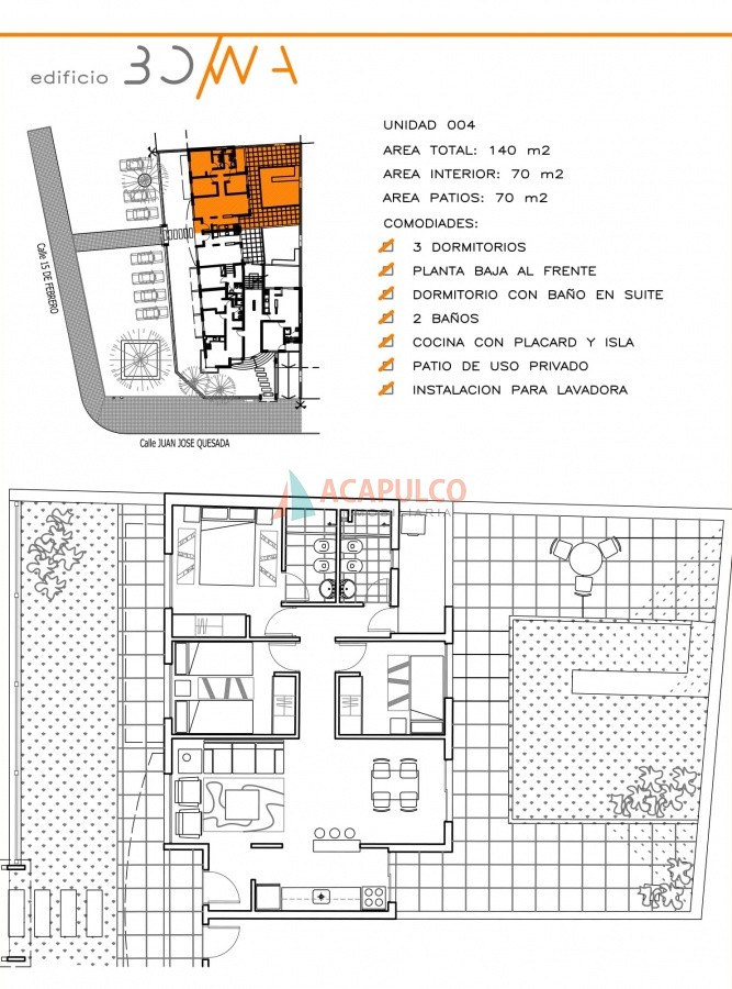 Apartamento Ref.306/js/translate_img/js/images/sierra2.png - VENTA Apartamento 1 dormitorio con RENTA,  gran patio próximo Nuevo centro