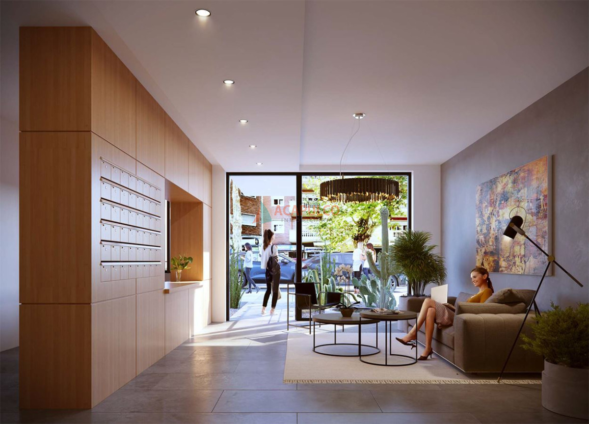 Apartamento Ref.1072 - Venta monoambiente a estrenar Pocitos