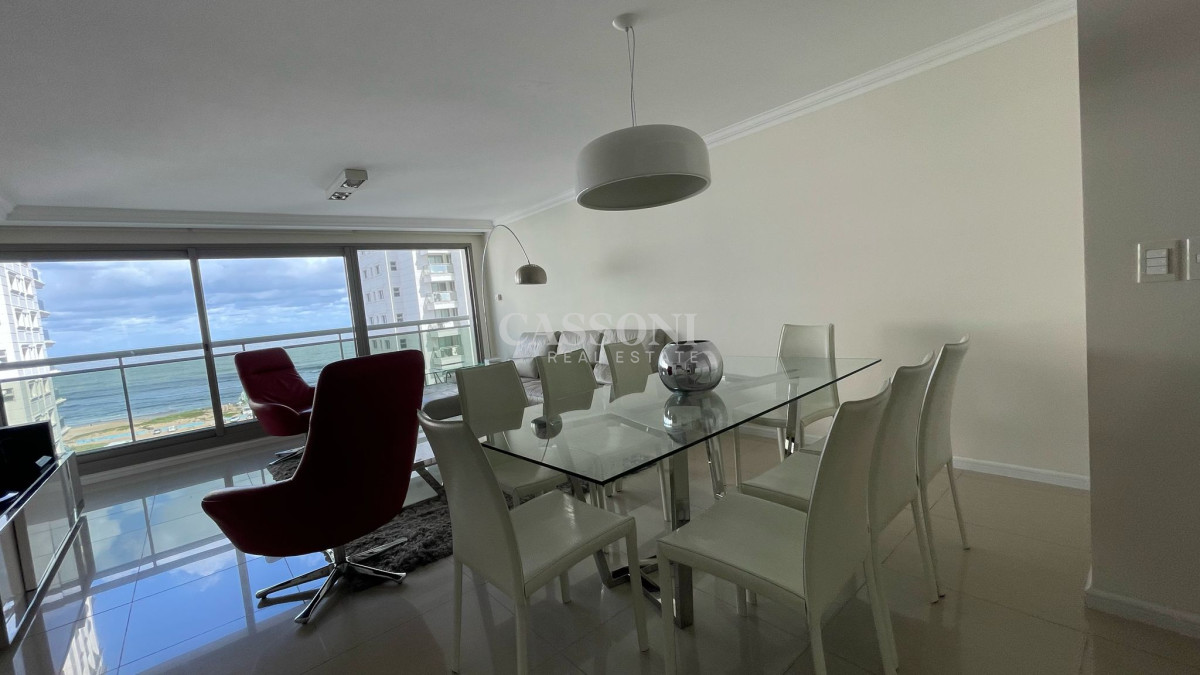 Apartamento ID.3245 - Venta y Alquiler temporario de Apartamento, 3 dormitorios. Playa brava, Punta del Este. 