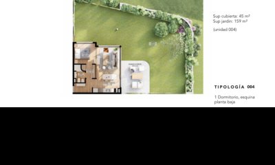 Apartamento en venta en Punta del este 1 dorm. planta baja con amplio jardín