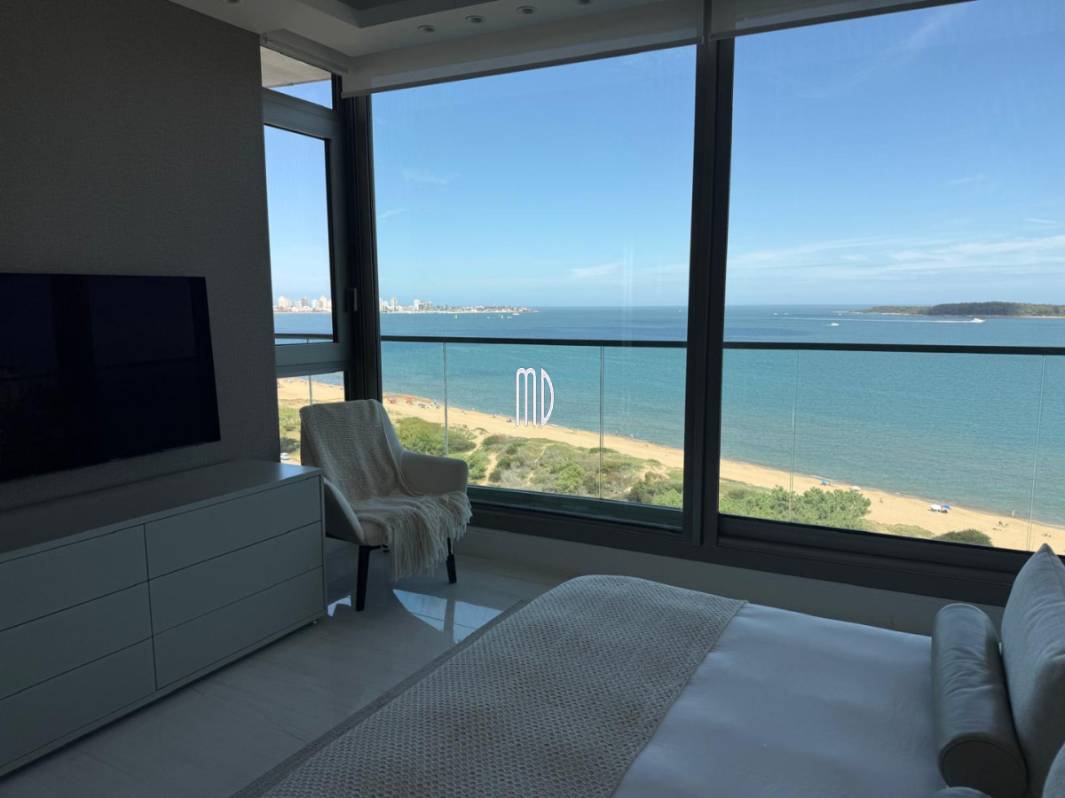 Apartamento ID.9097 - Apartamento de categoría en primera línea sobre Playa Mansa - Punta del Este REF.