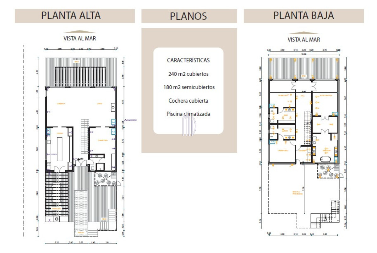 Casa ID.9420 - Espectacular casa de dos plantas con vista al mar. REF(9420)