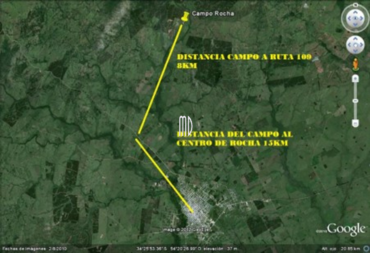 Campo Ref.6936 - Oportunidad campo a 15 kmts de Rocha