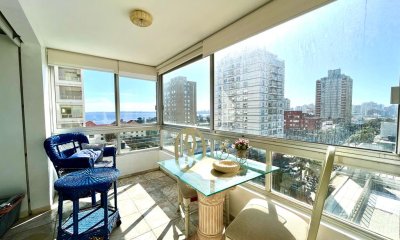 apartamento en peninsula 2 dormitorios con vista al mar