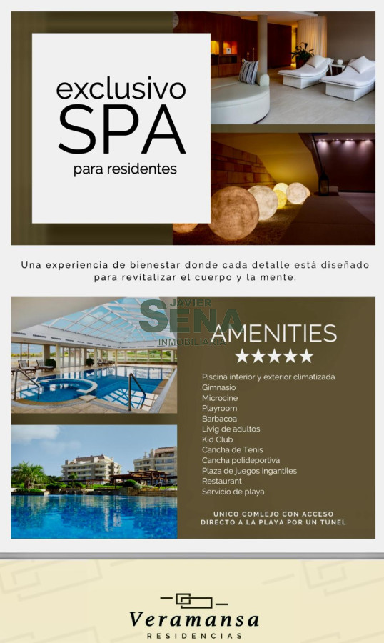 Venta y Alquiler de apartamento en complejo Veramansa combinación natural de campo, bosque y mar  de Punta del Este con todas las amenities - GoPunta - Portal Inmobiliario de Punta del Este - Maldonado
