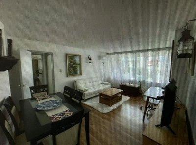 Venta de apartamento en rambla de un dormitorio, baño, con seguridad y amenities