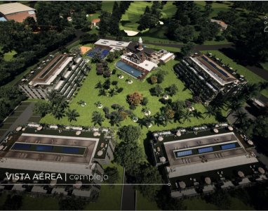 Venta de apartamentos de lujo en Barrio Privado, excelente ubicación, de 1,2,3 dormitorios, con gran parque.