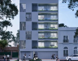Venta de apartamento en la Aguada, 1 dormitorio, baño, a construir.