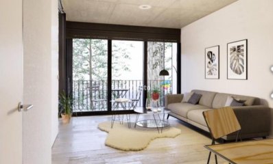 Venta de apartamento en Pocitos, Mono ambiente, baño, a estrenar con buena vista.