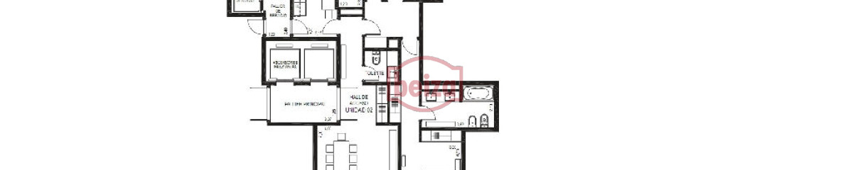 Apartamento en Brava, 3 dormitorios *