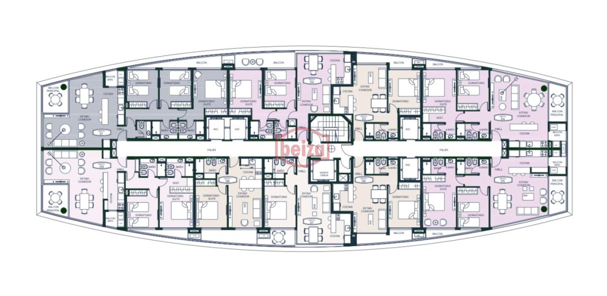 Apartamento ID.166759/Edificio-con-todos-los-servicios! - Espectacular Proyecto 