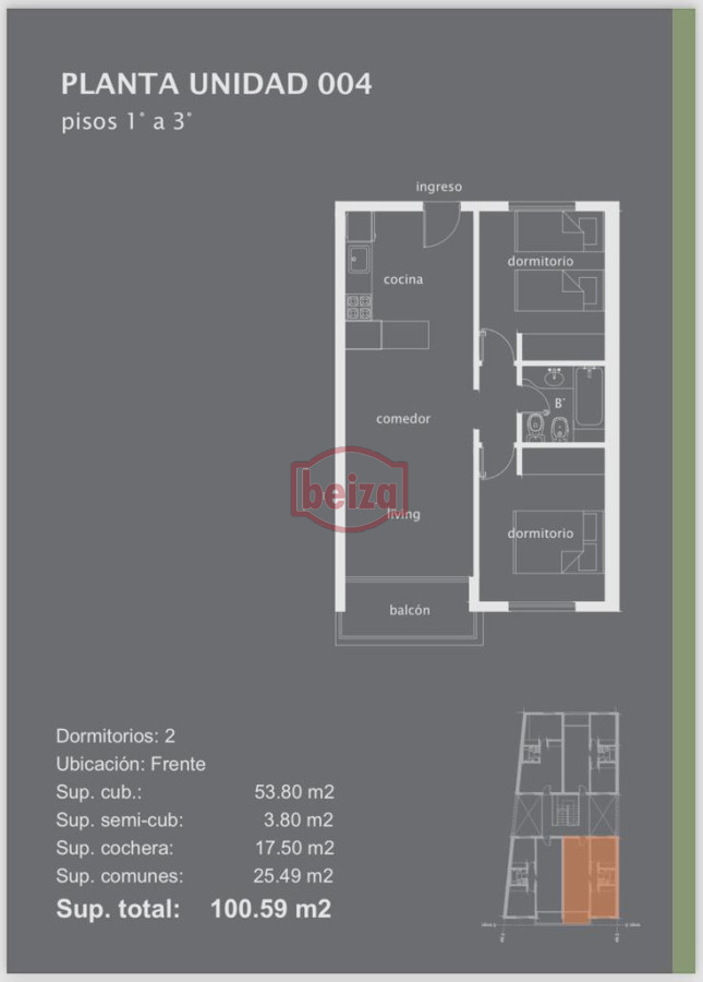 Apartamento ID.166067/Apartamento-en-Roosevelt,-1-dormitorios-* - Venta A estrenar. 2 Dormitorios con 60 m² de terraza. Maldonado centro