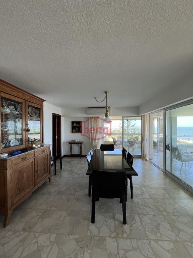 Apartamento ID.166073/En-alquiler-apartamento-de-3-dormitorios-con-amenities-y-vista-a-la-isla-y-los-dedos-garage-en-subsuelo-lavadero-mucama-piscina - Mansa frente al mar de 3 dormitorios y dependencia y parrillero