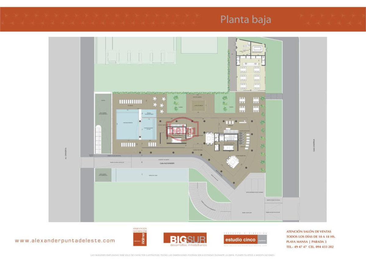 Apartamento ID.163019/2-Dormitorios-y-medio.-Variedad-de-amenities. - Apartamento en Mansa, 3 dormitorios *