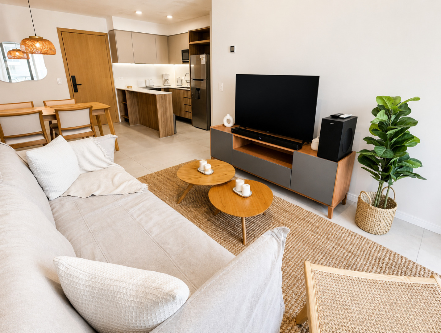  Apartamento 1 dormitorio en alquiler Playa Brava Punta del Este