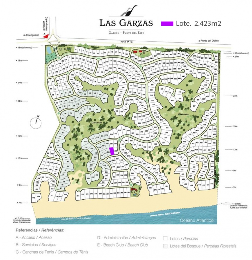  Lote 234 Las Garzas, Rocha, Uruguay