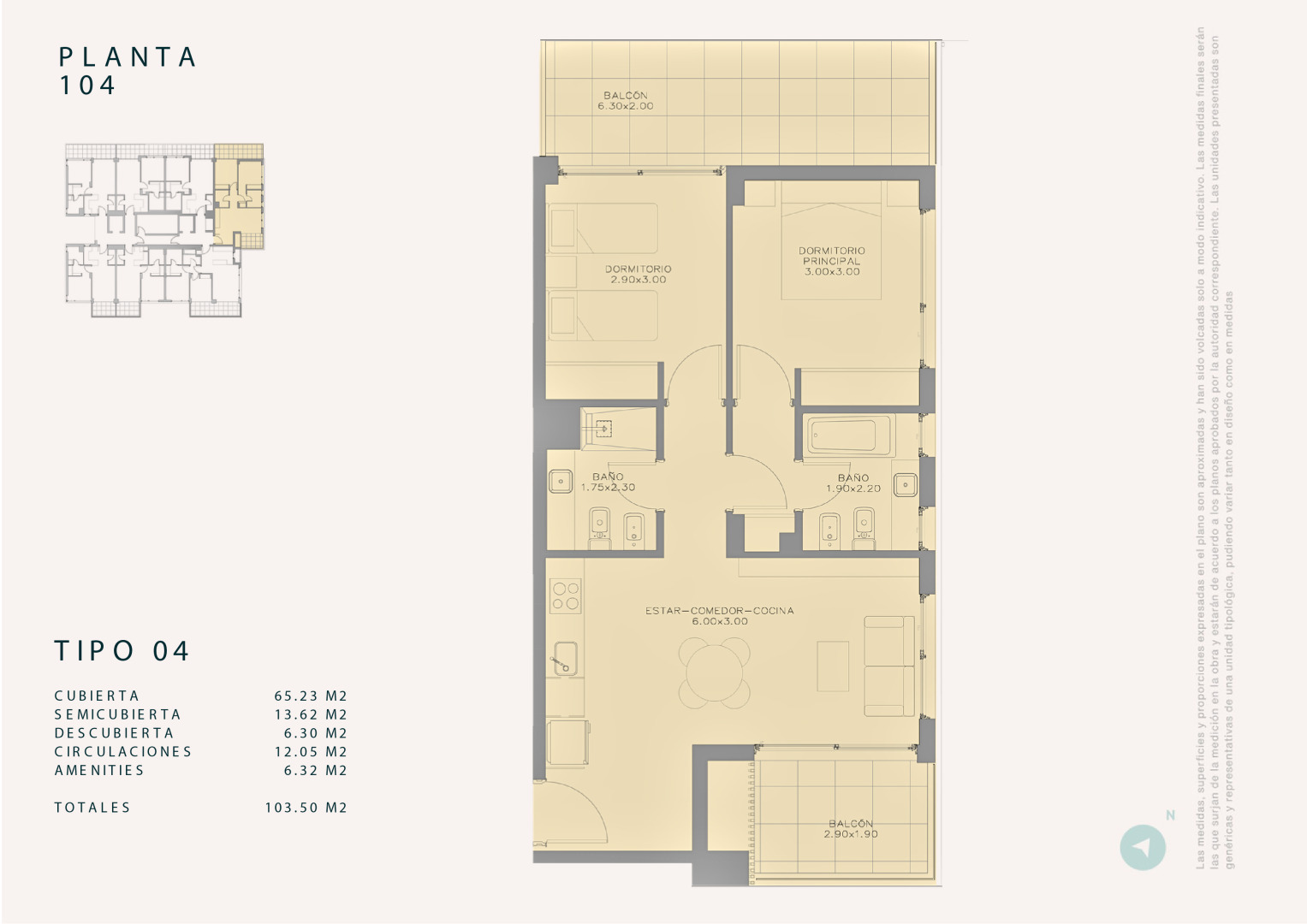  Venta en Obra. Peninsula de Punta del Este. Apartamento 2 dorm con garaje