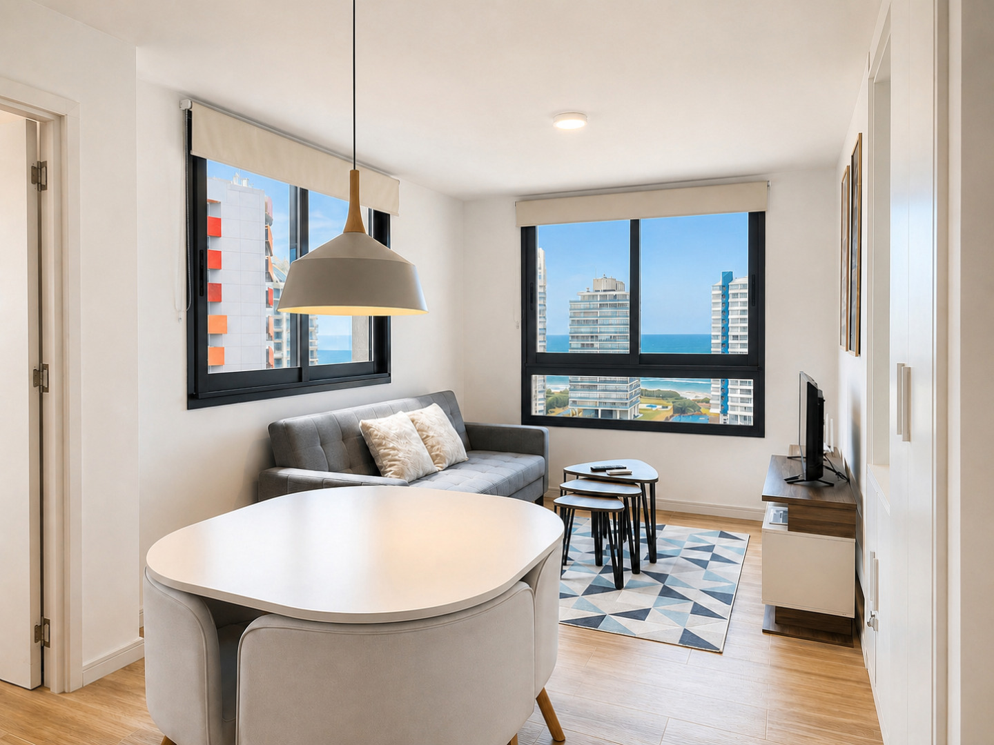  Apartamento de 1 Dormitorio a pasos de playa Brava, Punta del Este