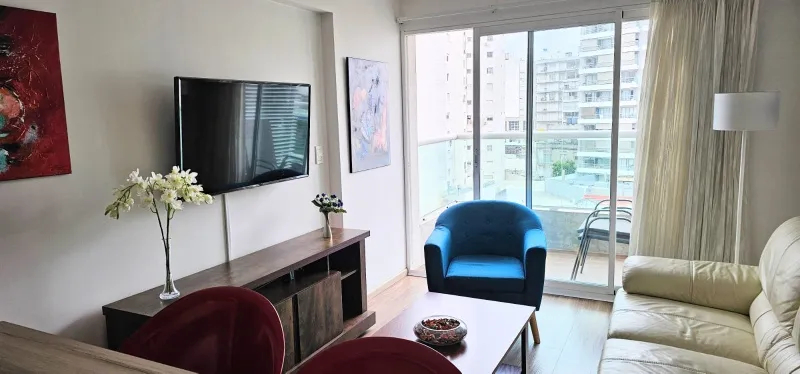  Hermoso Apartamento Amueblado De 1 Dorm En Pocitos 