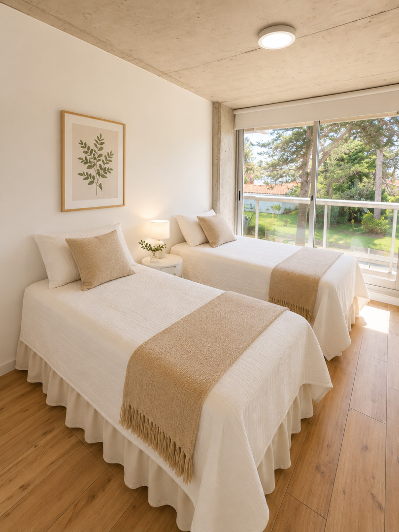  Apartamento de dos dormitorios en venta en Playa Mansa 