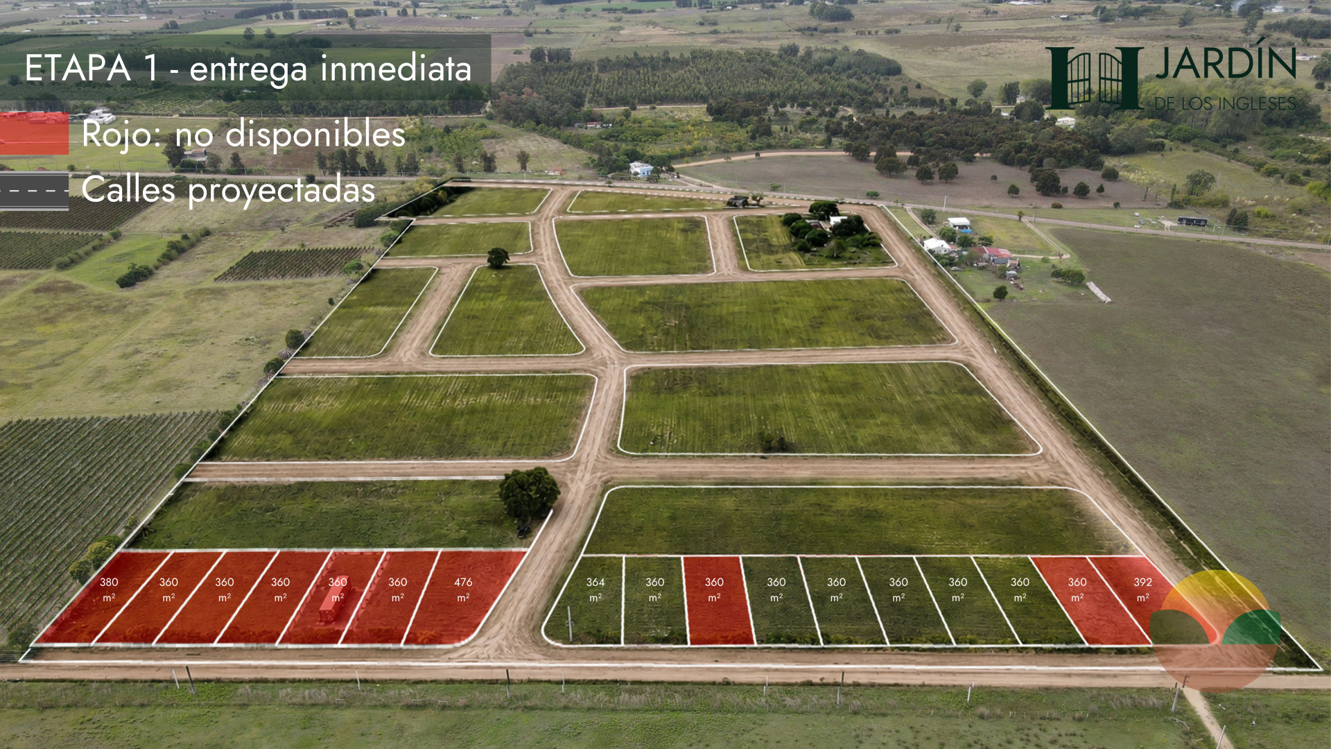  Terreno de 364 m2 en Progreso, Jardín de los Ingleses (1) ¡Financiación directa! 