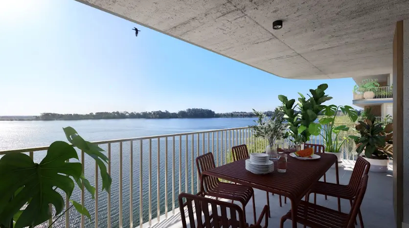  Venta Apartamento 3 Dormitorios en pozo Rotunda Lago Ciudad de la Costa, Lago Calcagno Canelones