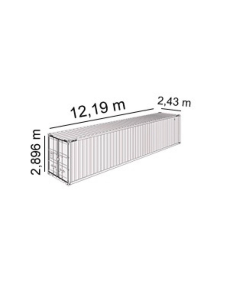  VENDO CONTAINER MARITIMO 40 HC