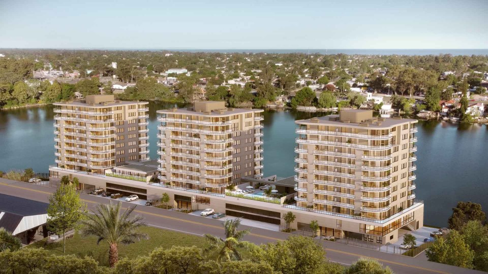  3 dormitorios en Parque Carrasco con gran terraza y hermosas vistas al lago.