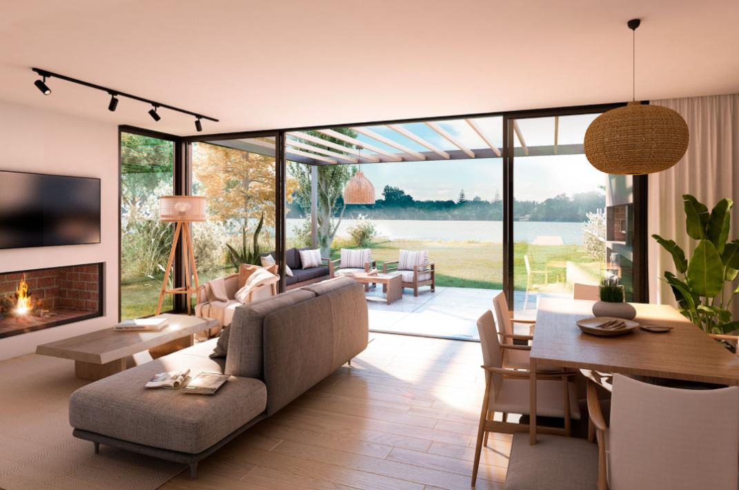  Venta de apartamento, Villa de 4 dormitorios con jardín y vista al Lago en Marinas de Carrasco