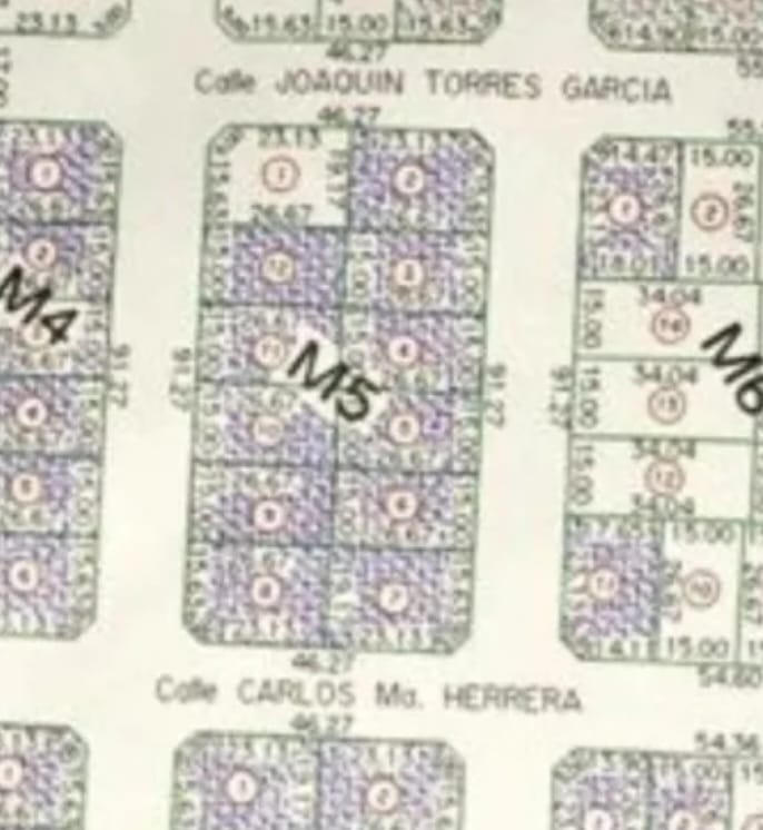  Venta terreno 400m* Las Piedras Canelones