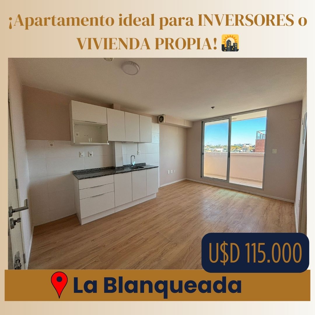  Gran Oportunidad de Inversión o Vivienda Propia. La Blanqueada, 1 dormitorio