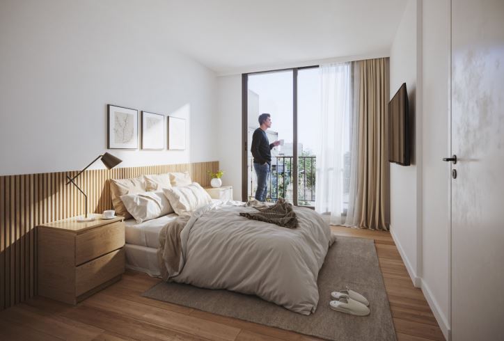  Venta de Apartamento en Centro de Montevideo - 2 Dormitorios con Terraza y Patio Exclusivo