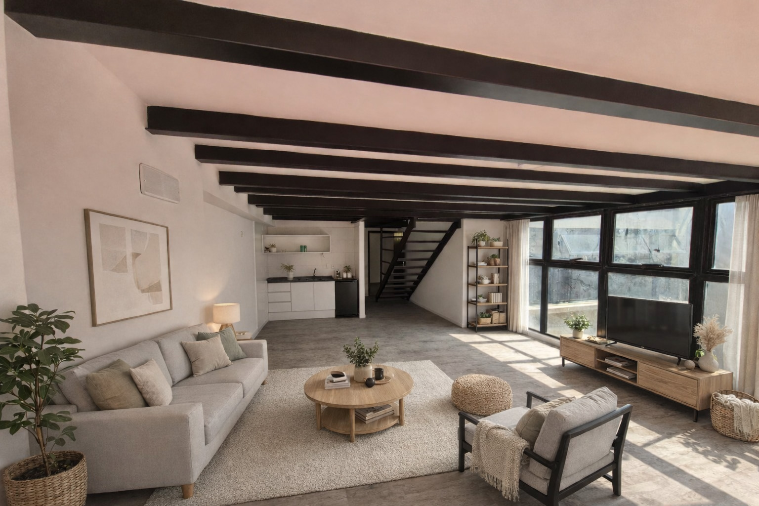  Venta apartamento tipo loft 1 dormitorio Alhambra Plaza - A estrenar - Ciudad Vieja