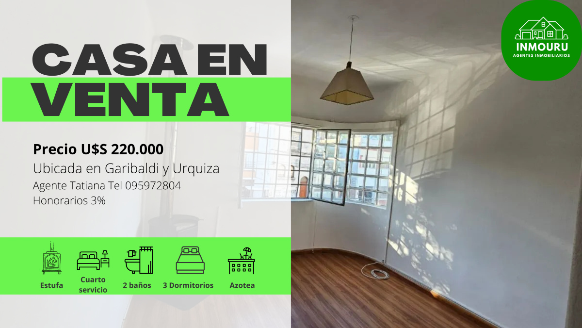  Venta de Hermosa y amplia casa en La Blanqueada