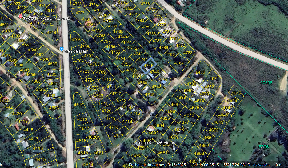  Venta Terreno 423mts2.,Playa Hermosa, Piriápolis ,Maldonado.