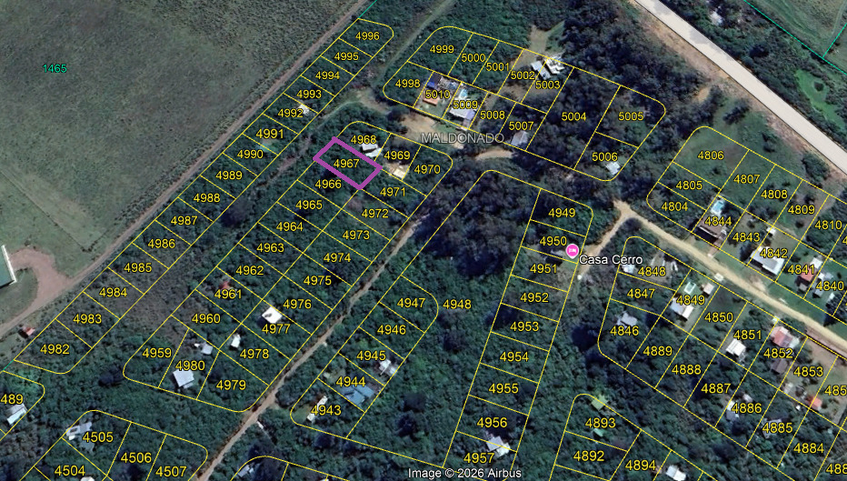 Venta Terreno 450mts2, PLaya Hermosa,Piriápolis,Maldonado.