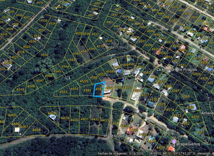  Venta Terreno 420mts2,Playa Hermosa, Piriápolis,Maldonado.